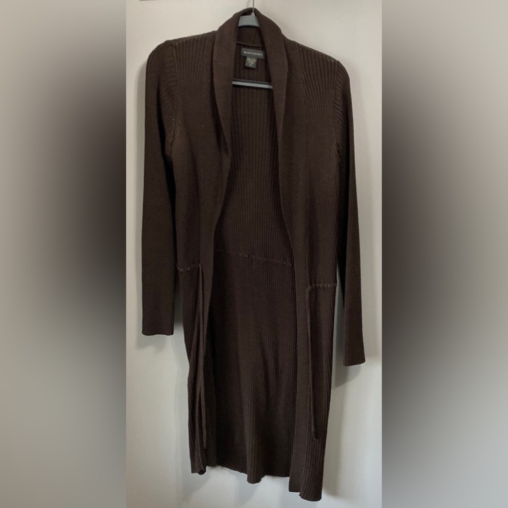 Banana Republic sweater “jacket” perfect for spring, early fall.